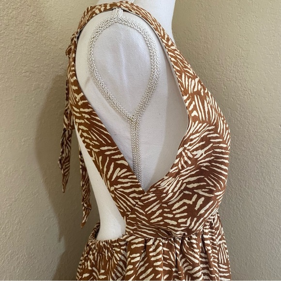 House of Harlow 1960 Printed Linen Blend Mini Dress - Picture 4 of 9